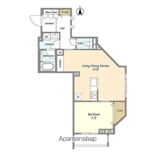 リブラ北千住【3階】の間取り