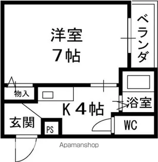 メゾン山本【2階】の間取り