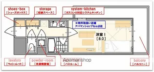 フィレンツェ(FIRENZE)【3階】の間取り