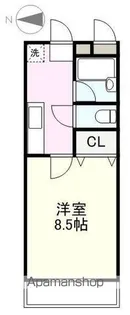 APARTMENT M【401号室】の間取り