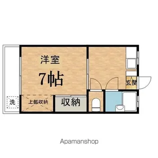 コーポ第一大木【305号室】の間取り