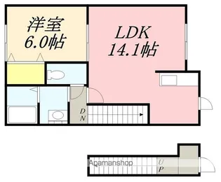 RIAAN(リアン)【203号室】の間取り