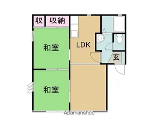 コスモス【1階】の間取り