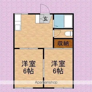 フォーブル中野【2階】の間取り