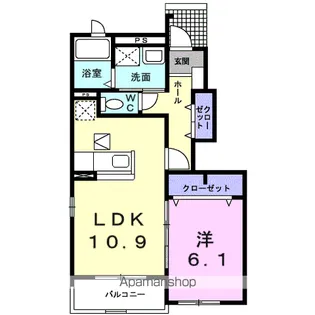 プラシードⅡ【1階】の間取り