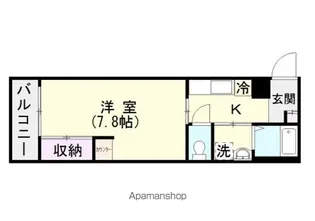 ローゼン下荒田【3階】の間取り