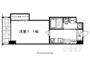 HF四条河原町レジデンス【801号室】の間取り