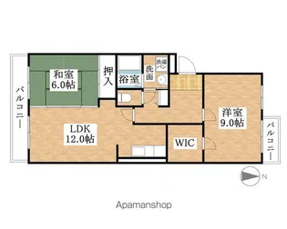 メゾンジョワイエ【2階】の間取り