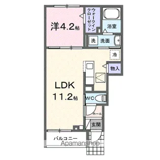 ラフレシールⅡ【1階】の間取り