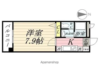 フィネス昭和町Ⅱ【3階】の間取り