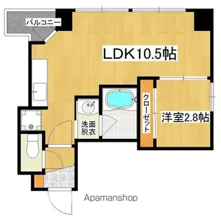 プランタン鴨池【7階】の間取り