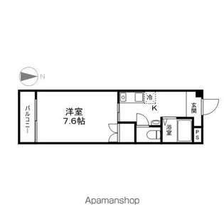 長野県長野市大字鶴賀七瀬【マンション】の間取り