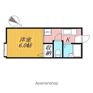千葉県千葉市中央区登戸5丁目【アパート】の間取り