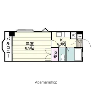 エクシード西田【301号室】の間取り