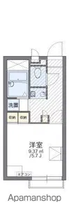 レオパレス今井【208号室】の間取り