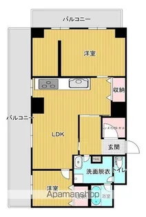 ライオンズマンション博多【3階】の間取り