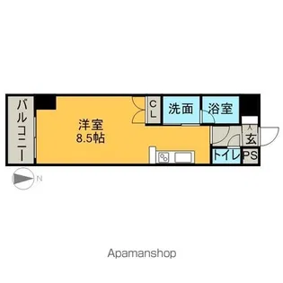 LUMINOUS東別院(旧S−FORT東別院)【9階】の間取り