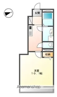 メゾンかきつばた【101号室】の間取り