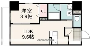 両替町ラ・フォンテーヌ【1004号室】の間取り