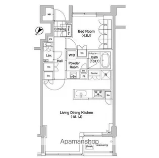 代官山BLESS【4階】の間取り