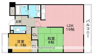カーサグラシア【4階】の間取り