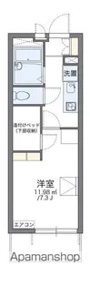 レオパレスチェリービレッジ【2階】の間取り