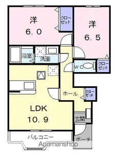エスペランス【1階】の間取り