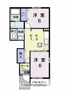 アブニールⅩⅤ【1階】の間取り
