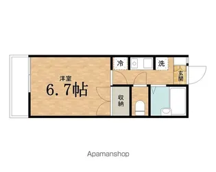 マリアージュ豊田【1階】の間取り