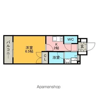 グラン・アベニュー名駅【2階】の間取り