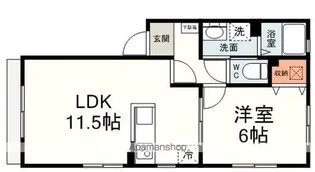 フォックス・アイランド【102号室】の間取り