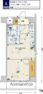 東京都渋谷区神山町【マンション】の間取り