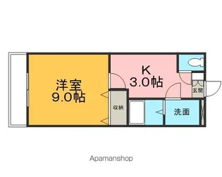 アンビションⅡ【101号室】の間取り