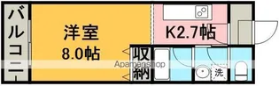 東洋ハイツ A棟【103号室】の間取り