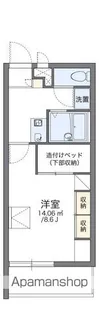 レオパレスデンファレ花田【201号室】の間取り