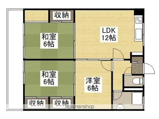 上村マンション【5階】の間取り