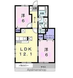 センチュリー21 H【1階】の間取り