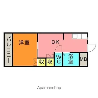 ウイングロード井尻【3階】の間取り