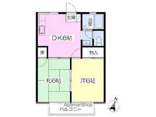 パークウェイホームズC【2階】の間取り