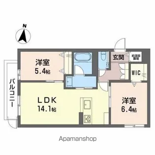 アルタ・クオリタ【1階】の間取り