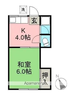 ブルーハイツ一宮東町【301号室】の間取り