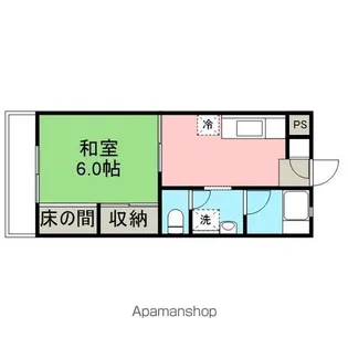 コーポくらた【302号室】の間取り