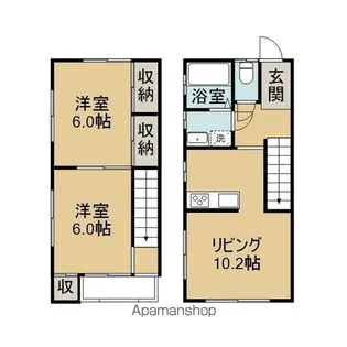 サンモール参番館【1階】の間取り