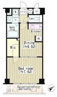 ラソラーナ【4階】の間取り