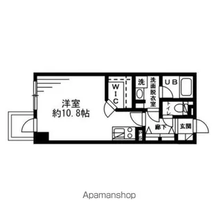 レジディア六本木檜町公園【3階】の間取り