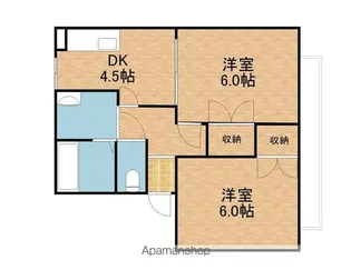 アーサN1-2【203号室】の間取り