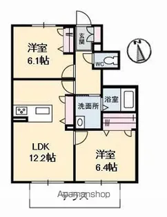 ポラリス【1階】の間取り