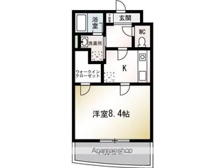 ヴァンクール【3階】の間取り