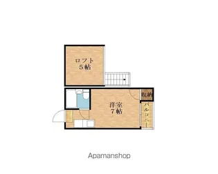 野江ハイツ【5階】の間取り
