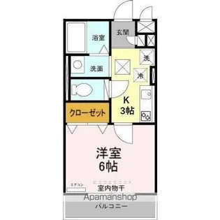 TREBINAウエスト【1階】の間取り